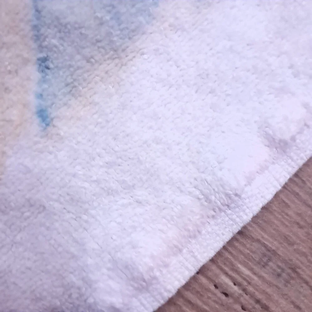 Vintage Croscill hand Towel Watercolor Pastel Brushstrokes Floral abstract 80 90